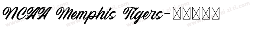 NCAA Memphis Tigers字体转换